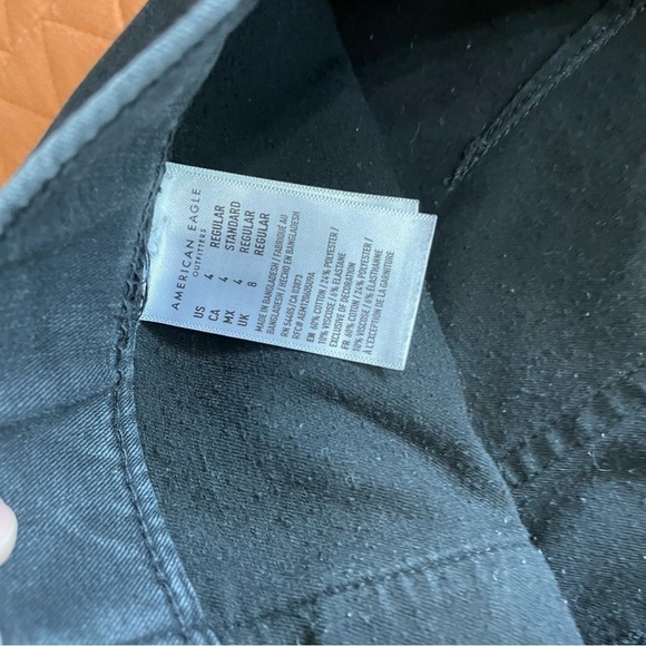 American eagle 360° ne(x)t level stretch laceup front highrise jeans sz.4 womens - Picture 3 of 4